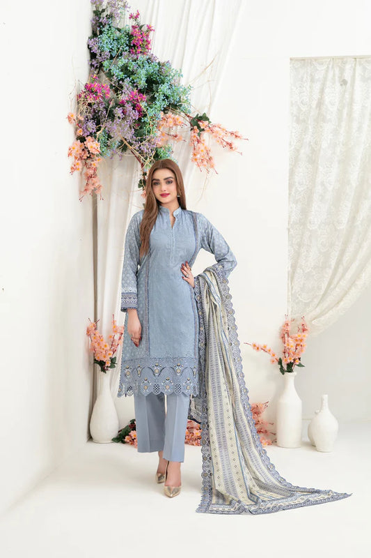 LEEN Embroided Lawn Digital Print